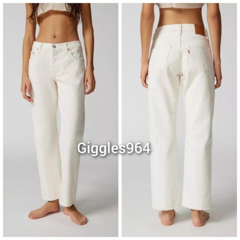 Levi's Baggy Dad Jeans Barely Freezing White - Picture 8 of 12